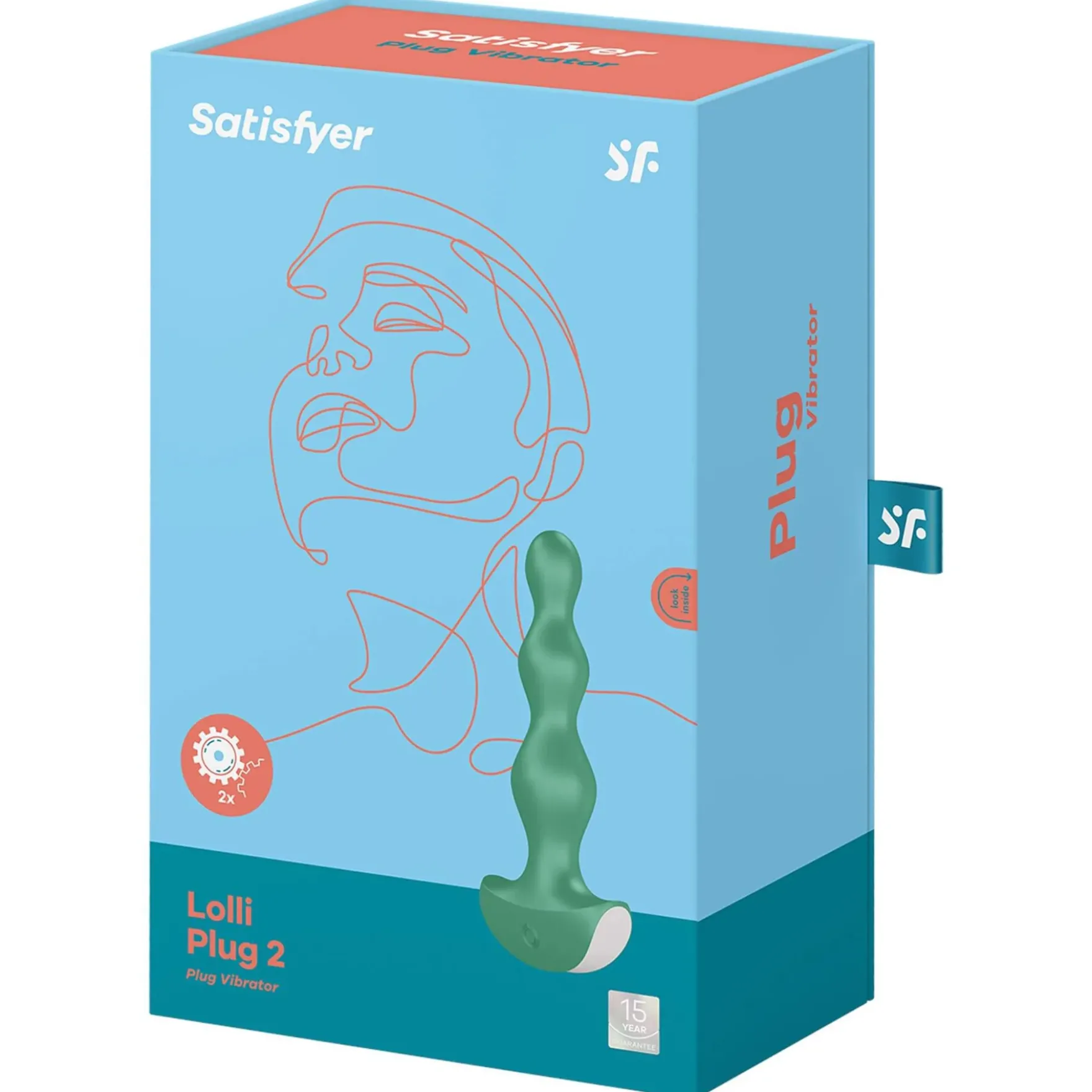 Satisfyer Lolli Plug 2, vihreä
